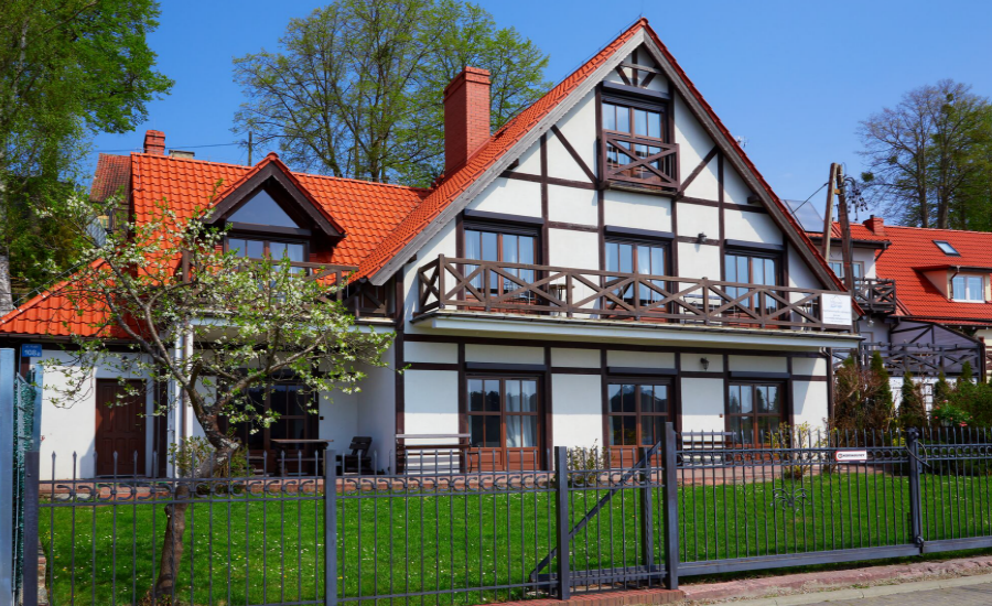 Villa aan het Mikołajki-meer, appartementen, het Mazury-meer, vakantie in Polen